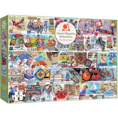 Puzzle Gibsons Alfabet Z Gier i Zabawek - 1000 Elementów Puzzle Gibsons Alfabet Z Gier i Zabawek - 1000 Elementów