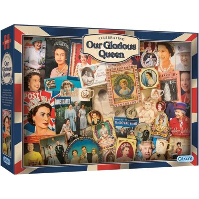 Gibsons Queen's Jubilee 1000-Piece Puzzle Gibsons Queen's Jubilee 1000-Piece Puzzle