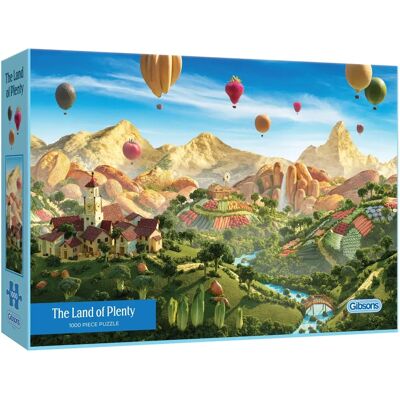 Gibsons Land of Plenty 1000-delige puzzel Gibsons Land of Plenty 1000-delige puzzel