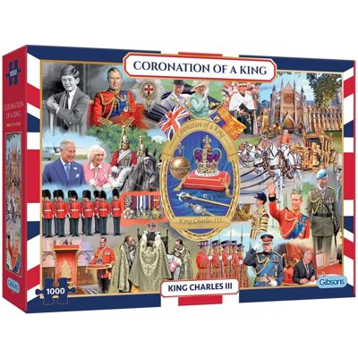 Puzzle de la Couronnement du Roi Charles III - 1000 Pièces - Publicité Puzzle de la Couronnement du Roi Charles III - 1000 Pièces - Publicité