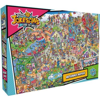 Gibsons Midsummer Mayhem - 1000 Stuk Puzzel Gibsons Midsummer Mayhem - 1000 Stuk Puzzel