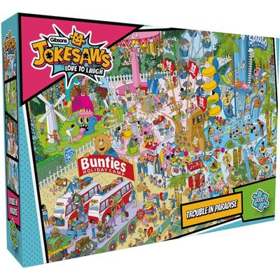 Gibsons - Trouble in Paradise - 1000-delige Puzzel Gibsons - Trouble in Paradise - 1000-delige Puzzel