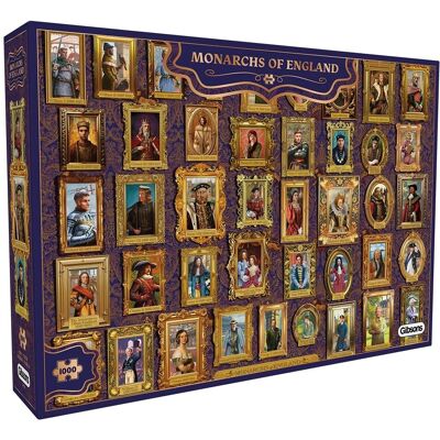 Gibsons Monarchs of England 1000-Piece Jigsaw Puzzle Gibsons Monarchs of England 1000-Piece Jigsaw Puzzle