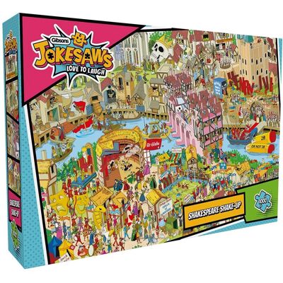 Gibsons Shakespeare Shake-up Puzzle - 1000 Teile Gibsons Shakespeare Shake-up Puzzle - 1000 Teile