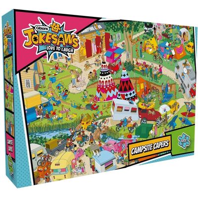 Gibsons Campsite Capers Puzzles - 1000 Teile Gibsons Campsite Capers Puzzles - 1000 Teile