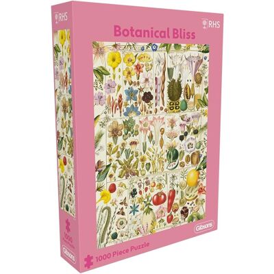 Gibsons RHS Botanical Bliss Puzzle 1000 Pièces - Publicité Gibsons RHS Botanical Bliss Puzzle 1000 Pièces - Publicité