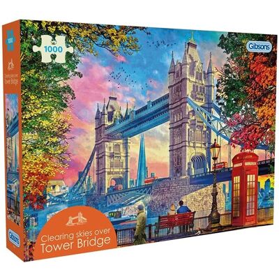 Gibsons Tower Bridge Puzzel van 1000 Stukken - Puzzel Gibsons Tower Bridge Puzzel van 1000 Stukken - Puzzel