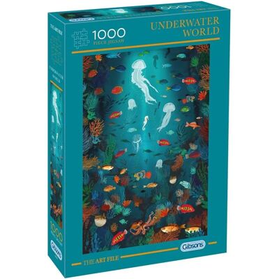 Gibsons Monde Sous-Marin - Puzzle de 1000 Pièces - Publicité Gibsons Monde Sous-Marin - Puzzle de 1000 Pièces - Publicité