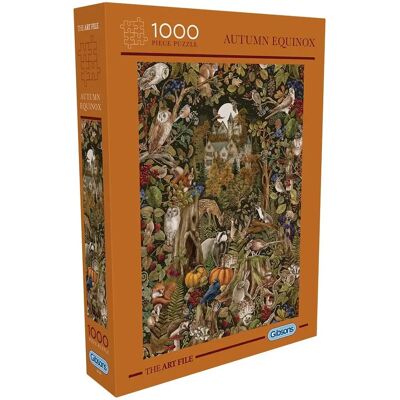 Gibsons Herbst-Tagundnachtgleiche 1000 Stück Puzzle - Puzzle Gibsons Herbst-Tagundnachtgleiche 1000 Stück Puzzle - Puzzle