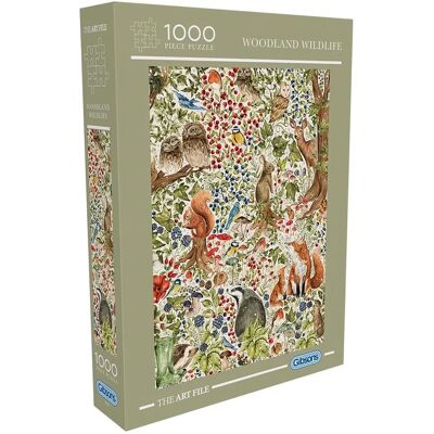 Gibsons Woodland Wildlife 1000 Stukjes Puzzel - Puzzel Gibsons Woodland Wildlife 1000 Stukjes Puzzel - Puzzel