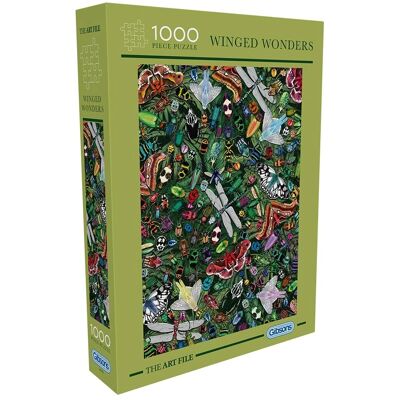 Gibsons The Art File: Winged Wonders Puzzle de 1000 Pièces - Publicité Gibsons The Art File: Winged Wonders Puzzle de 1000 Pièces - Publicité