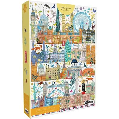 Gibsons London Skyline Wit Logo Puzzel - Puzzel Gibsons London Skyline Wit Logo Puzzel - Puzzel