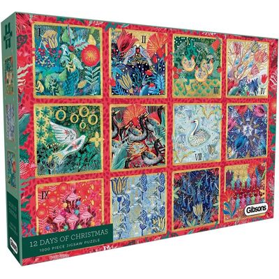 Gibsons 12 Dagen Kerstmis Puzzel - Puzzel Gibsons 12 Dagen Kerstmis Puzzel - Puzzel