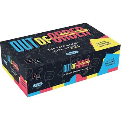 Gibsons Out Of Order Game - Trivia Party Game for Families & Friends Gibsons Out Of Order Game - Trivia Party Game for Families & Friends