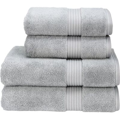 Christy Supreme Hygro Silver Cotton Towels - Bath, Extra Large - Towels Christy Supreme Hygro Silver Cotton Towels - Bath, Extra Large - Towels