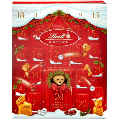 Lindt Golden Teddy Bear Adorable Chocolate Advent Calendar - 250g Lindt Golden Teddy Bear Adorable Chocolate Advent Calendar - 250g