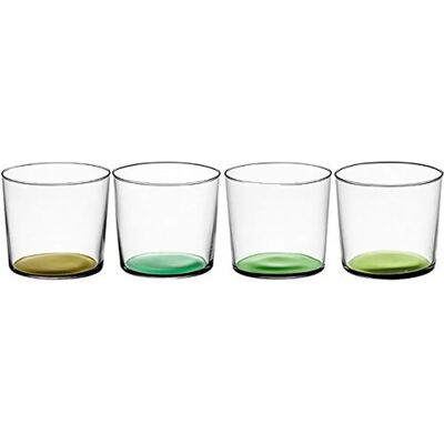 LSA International Coro Vasos Variados - Juego de 4 - Hoja - Pequeño LSA International Coro Vasos Variados - Juego de 4 - Hoja - Pequeño