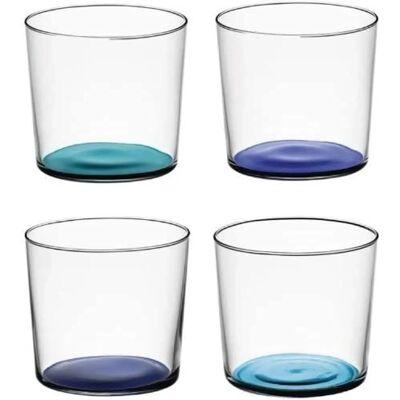 LSA International Coro Vasos variados - Juego de 4 - Laguna LSA International Coro Vasos variados - Juego de 4 - Laguna