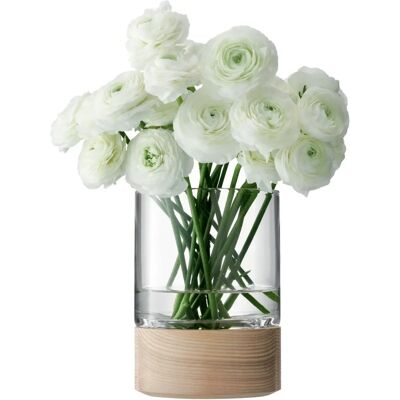 LSA International LSA LW20 Jarrón-Lámpara Lotta - Decoración versátil de vidrio y madera LSA International LSA LW20 Jarrón-Lámpara Lotta - Decoración versátil de vidrio y madera