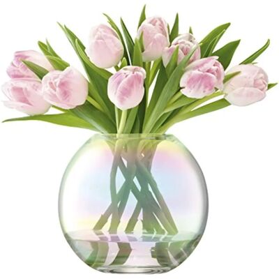 LSA International Pearl Vase - 16cm - Elegant Handcrafted Glass LSA International Pearl Vase - 16cm - Elegant Handcrafted Glass