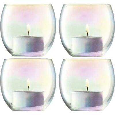 LSA International Pearl theelichthouder - Set van 4 LSA International Pearl theelichthouder - Set van 4