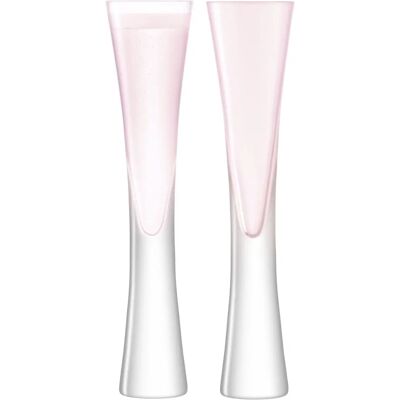 LSA International Moya Pink Champagnerglas Set von 2 LSA International Moya Pink Champagnerglas Set von 2