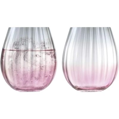 LSA International Dusk Vasos conjunto de 2 Rosa Gris LSA International Dusk Vasos conjunto de 2 Rosa Gris