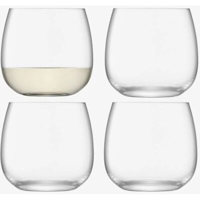 Verres à vin blanc sans pied LSA International Borough - Ensemble de 4 - Publicité Verres à vin blanc sans pied LSA International Borough - Ensemble de 4 - Publicité