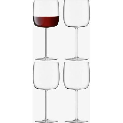 Verres à vin rouge LSA International Borough - Set de 4 - 450ml - Publicité Verres à vin rouge LSA International Borough - Set de 4 - 450ml - Publicité