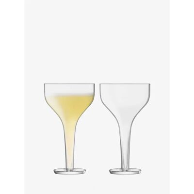 L.S.A. - Bicchieri da Cocktail Epoque - Set di 2 - 175ml - Cristallo - Elegante L.S.A. - Bicchieri da Cocktail Epoque - Set di 2 - 175ml - Cristallo - Elegante