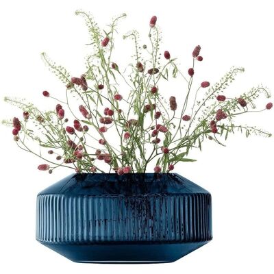 Vaso Rotunda Blu di LSA International - Design Architettonico Ampio Vaso Rotunda Blu di LSA International - Design Architettonico Ampio