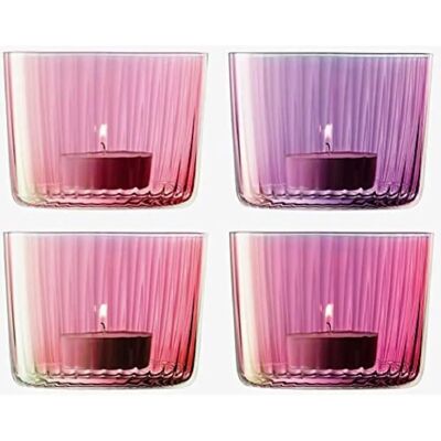 LSA International Gems Granato Portacandele - Set da 4 LSA International Gems Granato Portacandele - Set da 4