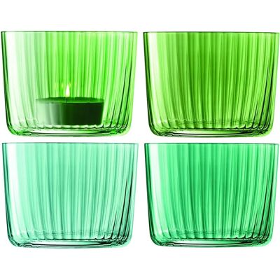 LSA International Gems Jade Porta tealight - Verde - Set da 4 LSA International Gems Jade Porta tealight - Verde - Set da 4