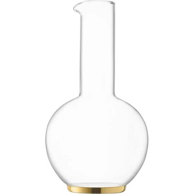 Decanter in vetro Luca di LSA International - 1,5L - Trasparente/Oro Decanter in vetro Luca di LSA International - 1,5L - Trasparente/Oro