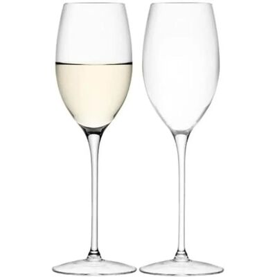 LSA International White Wine Glass - Set of 2 - 340ml - Clear LSA International White Wine Glass - Set of 2 - 340ml - Clear