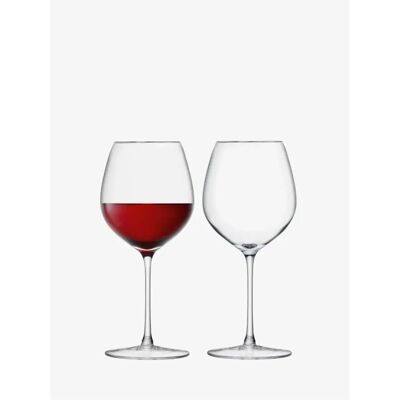 LSA International Red Wine Glass Set - 400ml, Mouthblown LSA International Red Wine Glass Set - 400ml, Mouthblown