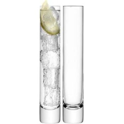 LSA International Bar Long Drink Glasses - Set of 2 - 250ml - Clear LSA International Bar Long Drink Glasses - Set of 2 - 250ml - Clear