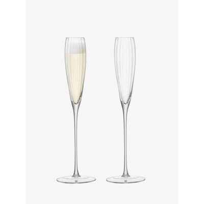 LSA International Aurelia Champagne Flute Set of 2 - Champagne Glasses LSA International Aurelia Champagne Flute Set of 2 - Champagne Glasses