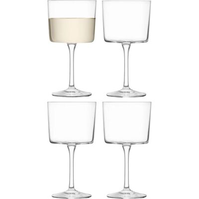 LSA International Gio Wine Glass Set of 4 - 250ml - Clear LSA International Gio Wine Glass Set of 4 - 250ml - Clear