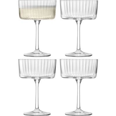 LSA International Gio Line Cocktailglas Sæt af 4 - 230ml - Klar LSA International Gio Line Cocktailglas Sæt af 4 - 230ml - Klar