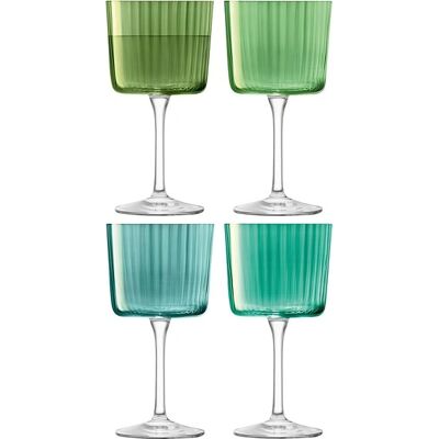 LSA International Gems Wine Glass Jade - 4 pcs, 250ml LSA International Gems Wine Glass Jade - 4 pcs, 250ml