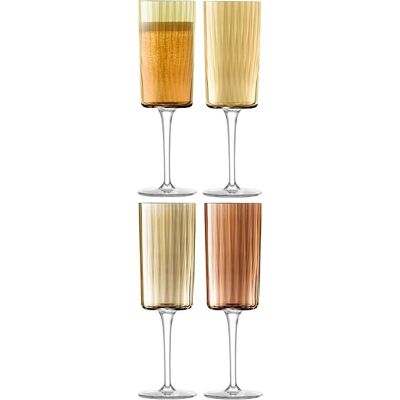 LSA Gems Sektgläser Set aus 4 - 210ml - Verschiedene Farben LSA Gems Sektgläser Set aus 4 - 210ml - Verschiedene Farben