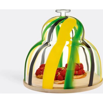 LSA International - Folk Dome - Ash Wood - Supporto torte LSA International - Folk Dome - Ash Wood - Supporto torte