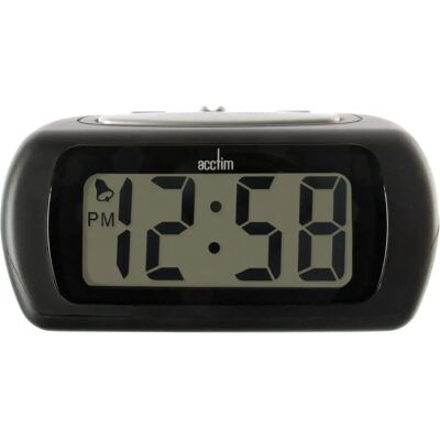 Acctim Auric Alarm Clock Black Acctim Auric Alarm Clock Black