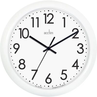 Acctim Abingdon Wall Clock White - Wall Clock Acctim Abingdon Wall Clock White - Wall Clock