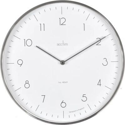 Acctim Madison Wanduhr - Silber/Weiß - Wanduhr Acctim Madison Wanduhr - Silber/Weiß - Wanduhr