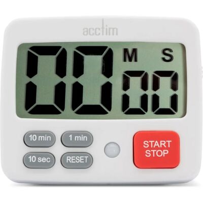 Acctim Easy Timer Weiß Digitaler Countdowntimer - Digital Timer Acctim Easy Timer Weiß Digitaler Countdowntimer - Digital Timer
