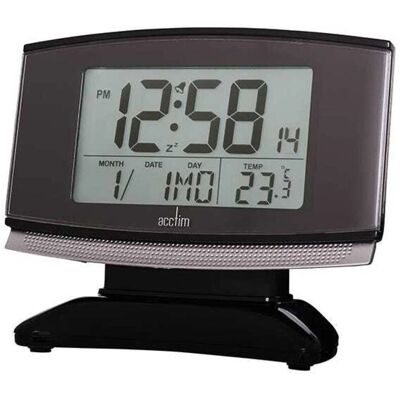 Acctim Acura Alarm Clock - Black Acctim Acura Alarm Clock - Black