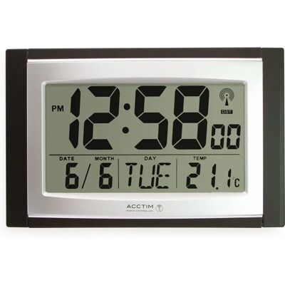 Acctim Stratus Radio Controlled LED Wall/Desk Clock - Wall/Desk Clock Acctim Stratus Radio Controlled LED Wall/Desk Clock - Wall/Desk Clock