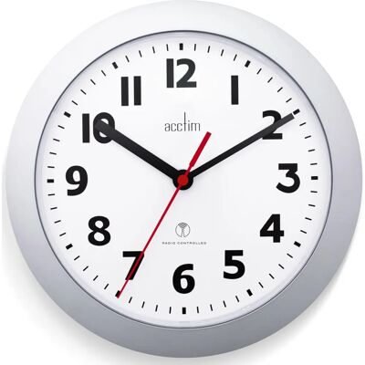 Acctim Parona Silver Radio Controlled Wall Clock - Wall Clock Acctim Parona Silver Radio Controlled Wall Clock - Wall Clock